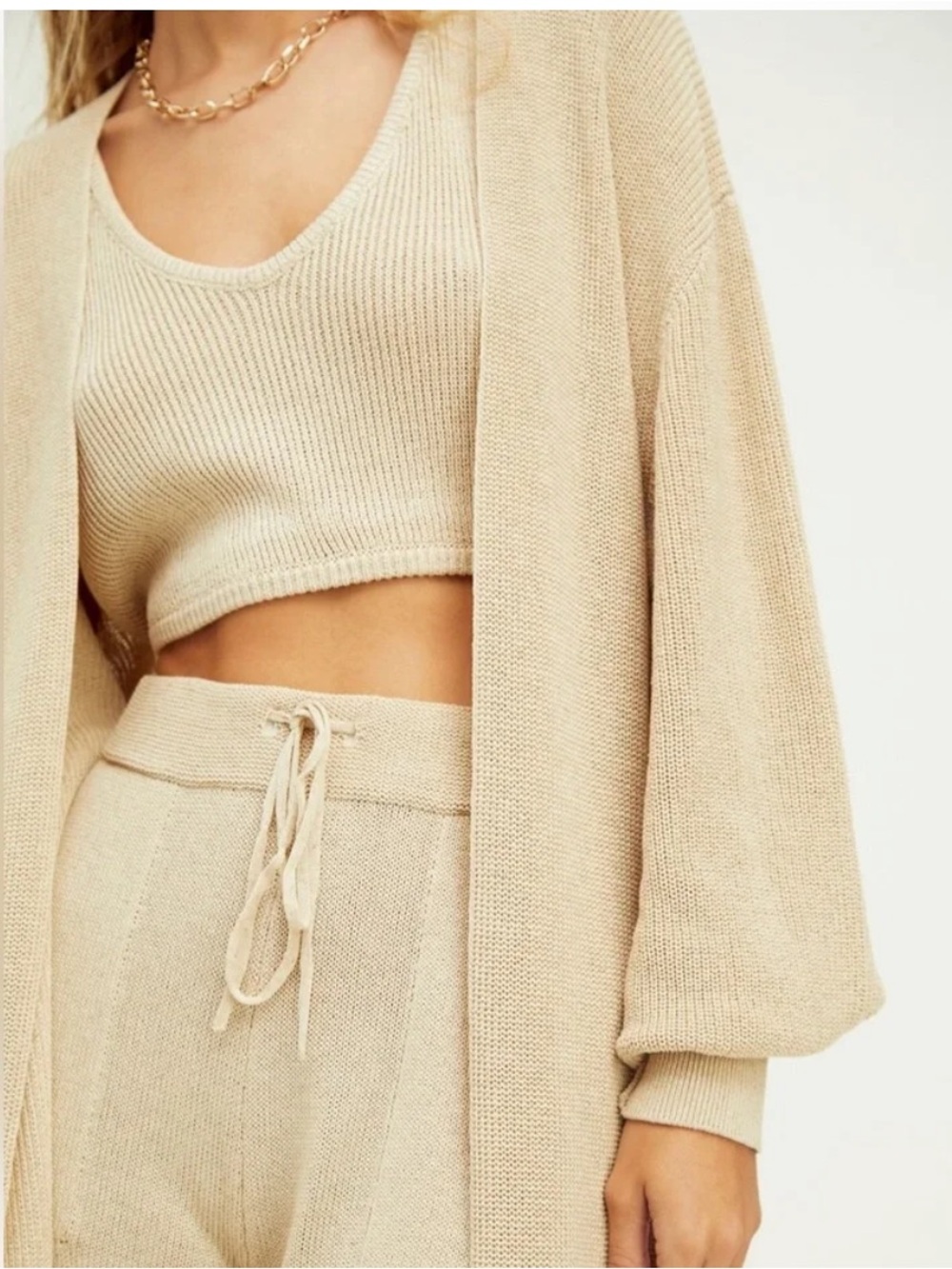 Free People Beach oversized knit duster cardigan - Picture 7 of 8